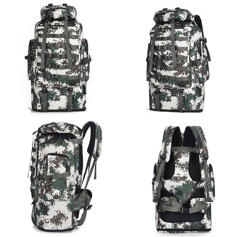 Sac à Dos Tactique 80L Ruck - Résistant à L'eau, Multi-poches, Pour Randonnée, Trekking Et Camping Sac à Dos Tactique 80L Ruck - Résistant à L'eau, Multi-poches, Pour Randonnée, Trekking Et Camping
