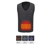 Gilet noir chauffant