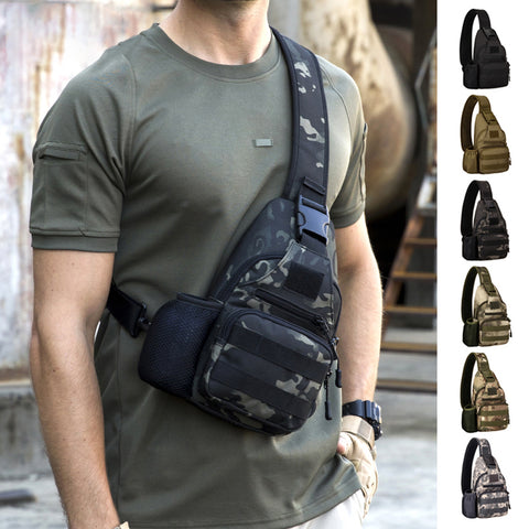 Longzhuo Sac de Poitrine Tactique, Sacoche Gilet Sacoche de Poitrine Militaire Hommes Femmes, Sac de Torse Sacoche Pectorale Poches Pratiques pour Entraînements, Cyclisme, Randonnée, Chasse(Noir Longzhuo Sac de Poitrine Tactique, Sacoche Gilet Sacoche de Poitrine Militaire Hommes Femmes, Sac de Torse Sacoche Pectorale Poches Pratiques pour Entraînements, Cyclisme, Randonnée, Chasse(Noir