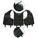 Gilet tactique réglable noir python