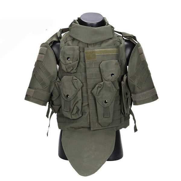 Gilet militaire tactique MOLLE 2 modulable Armée US Camouflage Désert