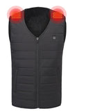 Gilet noir chauffant