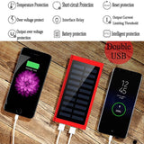 Batterie rechargeable Solaire 30000 mah 2 USB LED Chargeur solaire Boutique Survivalisme | La boutique de survie 