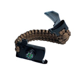Bracelet paracorde Bracelet multifonction Boutique Survivalisme | La boutique de survie Brown 
