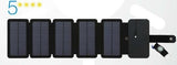 Panneau solaire portable (cellules pliables) avec sortie USB Panneau solaire portable Boutique Survivalisme | La boutique de survie 5 solar panels 